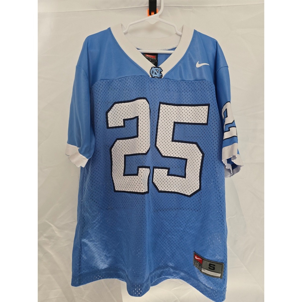 Kids Nike North Carolina Tar Heels Basketball Jersey Number 25‎ Blue Size S